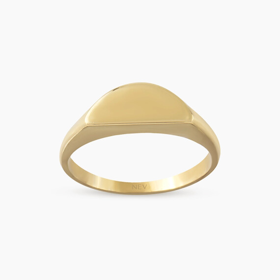 Orba Yellow Gold Ring - Nev Jewellery