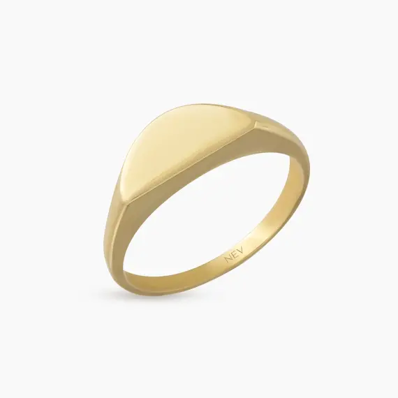 Orba Yellow Gold Ring - 4
