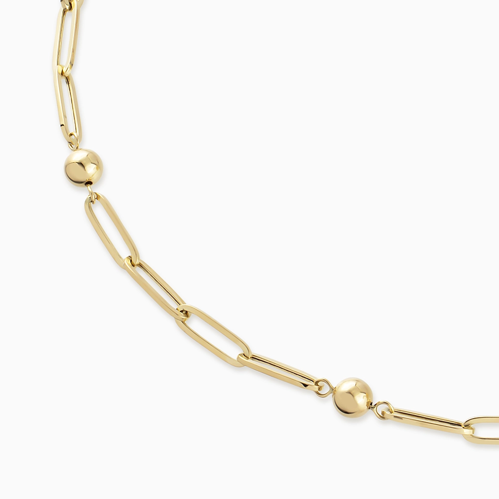 Orbis Yellow Gold Italian Necklace - 4