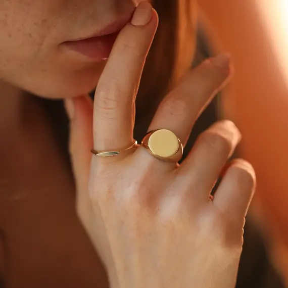 Orbis Yellow Gold Ring - 2