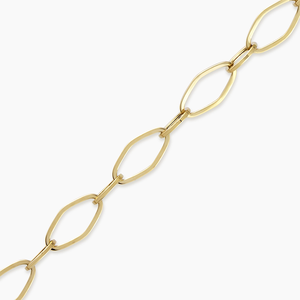 Oria Yellow Gold Italian Bracelet - 4
