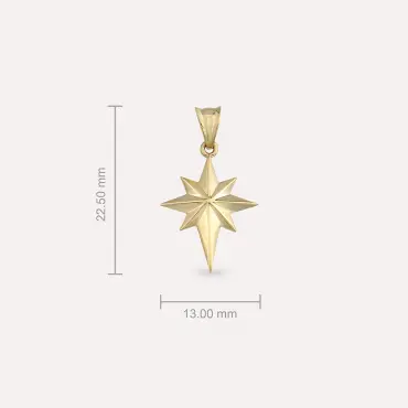 Orion II Yellow Gold Charm - Nev Jewellery (1)