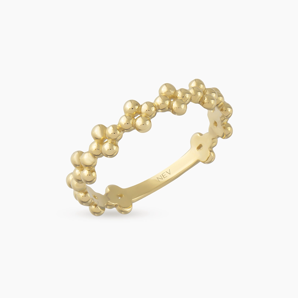 Perla Yellow Gold Ring - 4