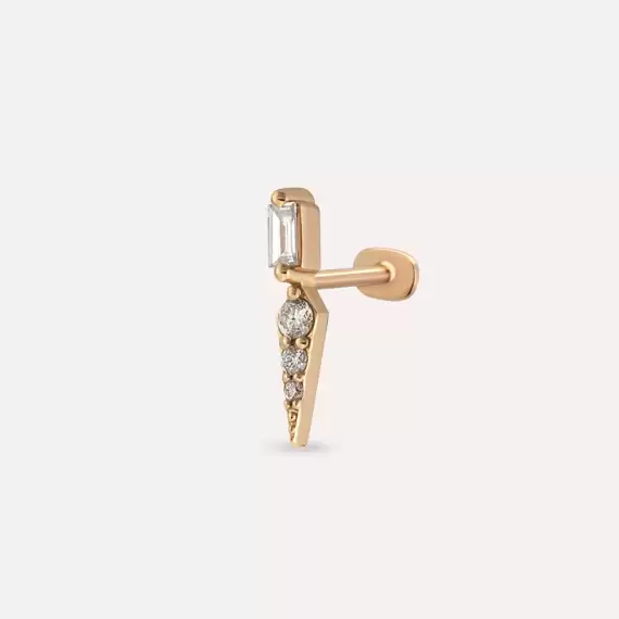 Perseus Diamond Rose Gold Piercing - 1