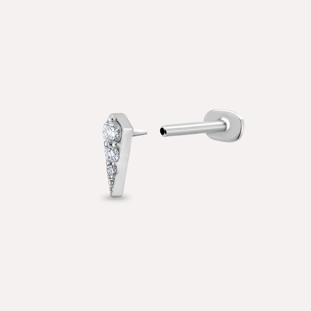 Perseus Diamond White Gold Piercing - 5