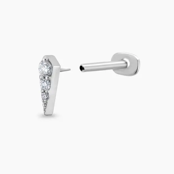 Perseus Diamond White Gold Piercing - 4