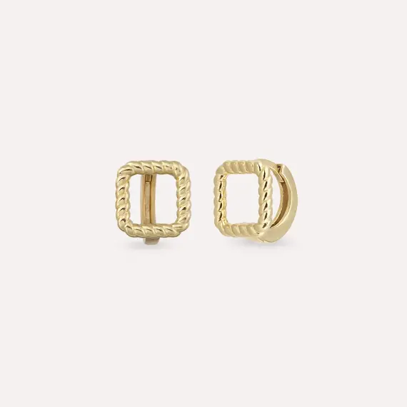 Petit Yellow Gold Hoop Earring - 1