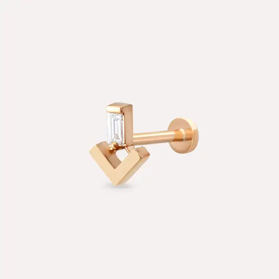 Petra Diamond Rose Gold Piercing - 1