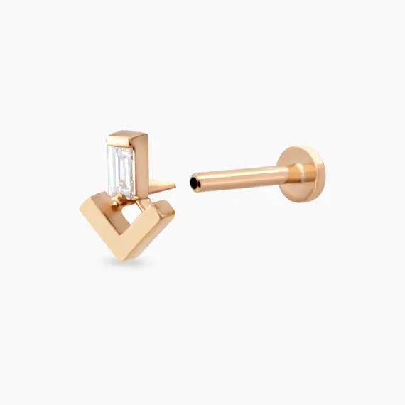 Petra Diamond Rose Gold Piercing - 4