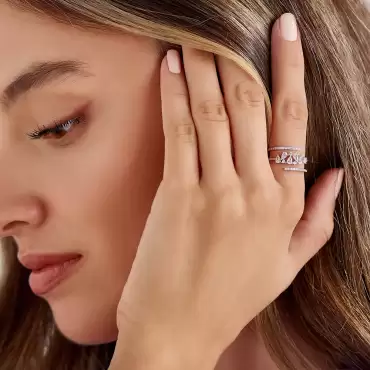 Pia 0.73 CT Damla Kesim Pırlanta Taşlı Beyaz Altın Yüzük - Nev Jewellery (1)