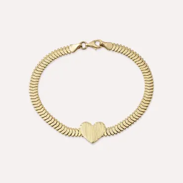 Pith Sarı Altın Bileklik - Nev Jewellery (1)
