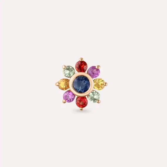 Pollen Multicolor Sapphire Rose Gold Piercing - 3