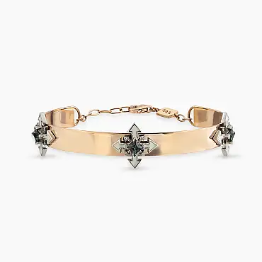 Pollux Green Safir ve Pırlanta Taşlı Beyaz Mineli Bileklik - Nev Jewellery (1)