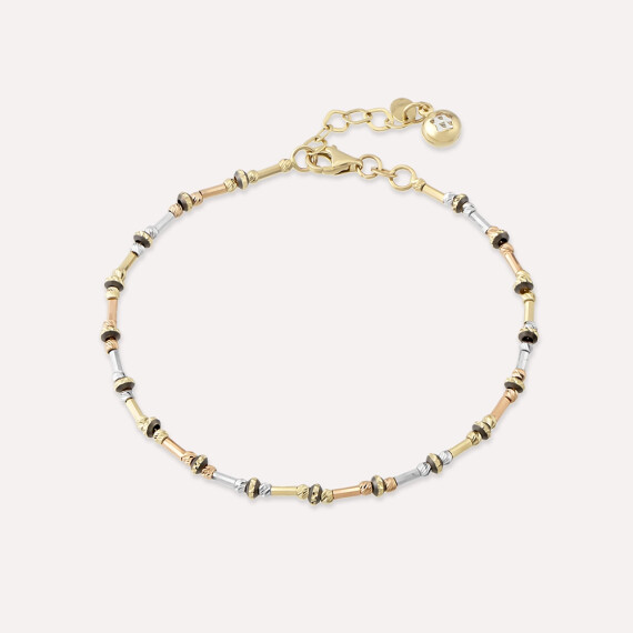 Poppit Yellow Gold Bracelet - Nev Jewellery