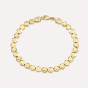 Pulse Sarı Altın Bileklik - Nev Jewellery (1)