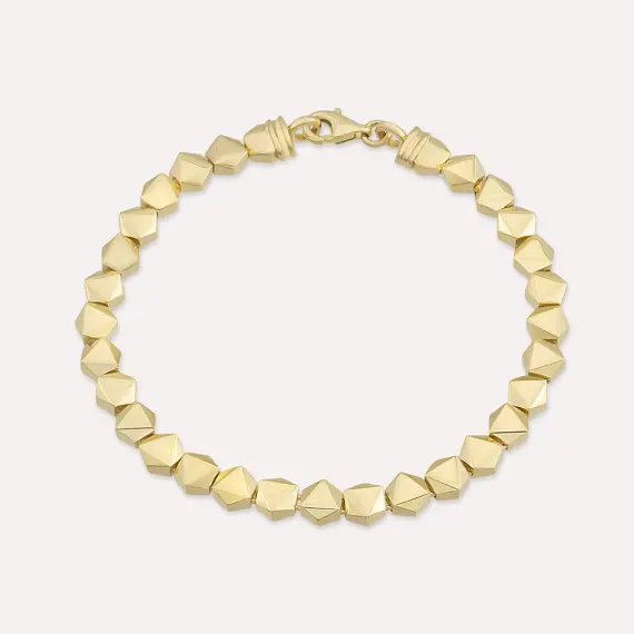 Pulse Yellow Gold Bracelet - 1