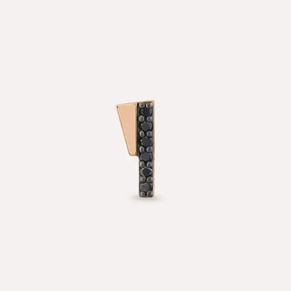 Pylon Black Diamond Rose Gold Piercing - 3