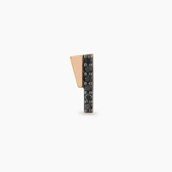 Pylon Black Diamond Rose Gold Piercing - 3