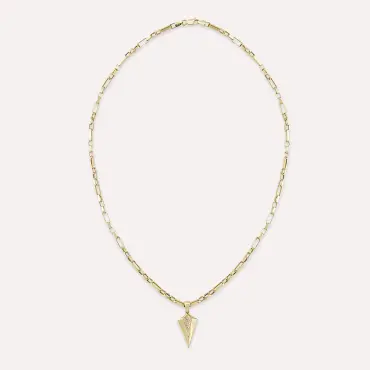 Quad Yellow Gold Chain Necklace - Nev Jewellery (1)