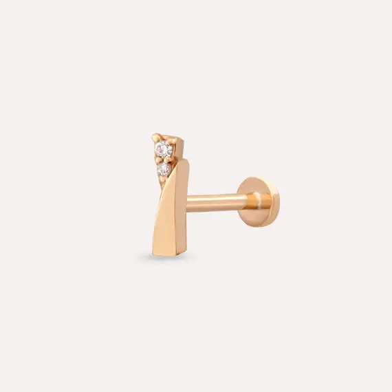 Rea Diamond Rose Gold Piercing - 1