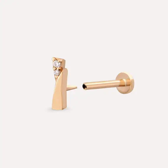 Rea Diamond Rose Gold Piercing - 5