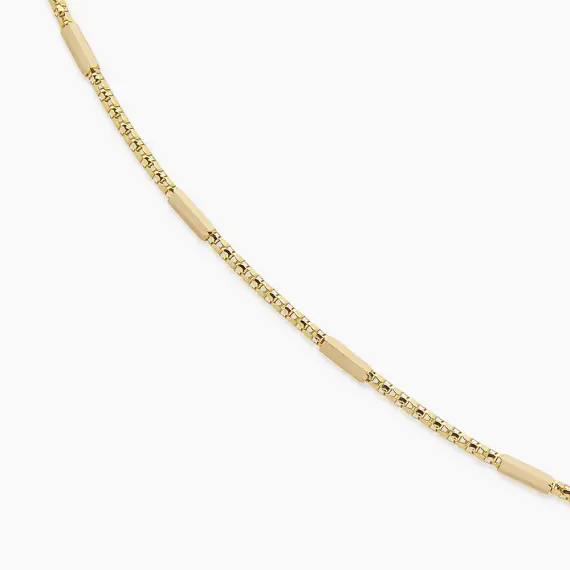 Recta Yellow Gold Italian Necklace - 2