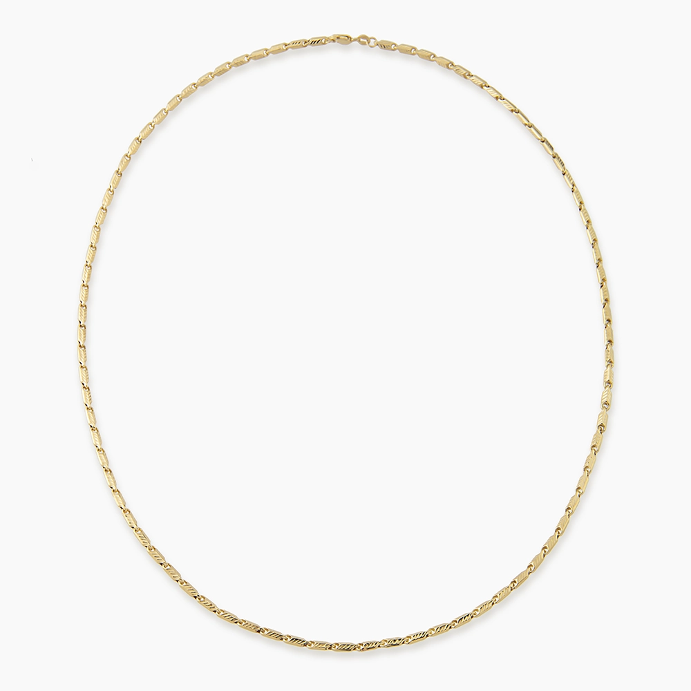 Rivo Yellow Gold Italian Necklace - 1