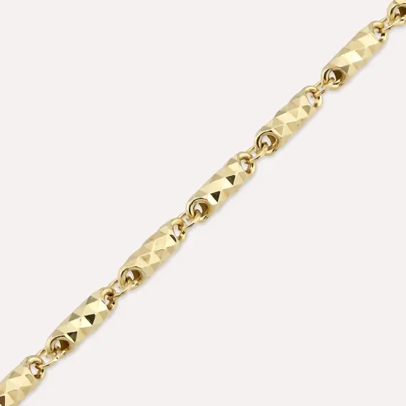 Roll Yellow Gold Bracelet - 3