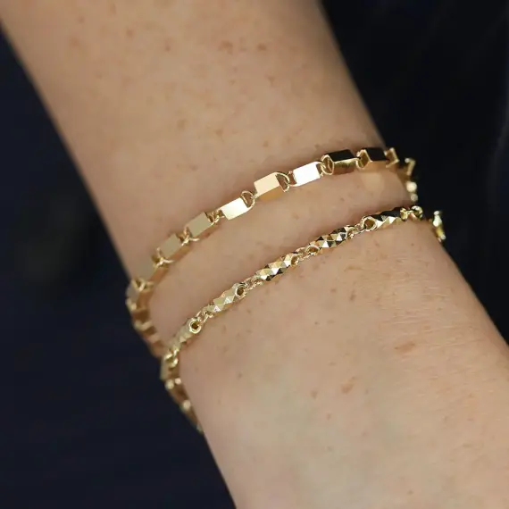 Roll Yellow Gold Bracelet - 4