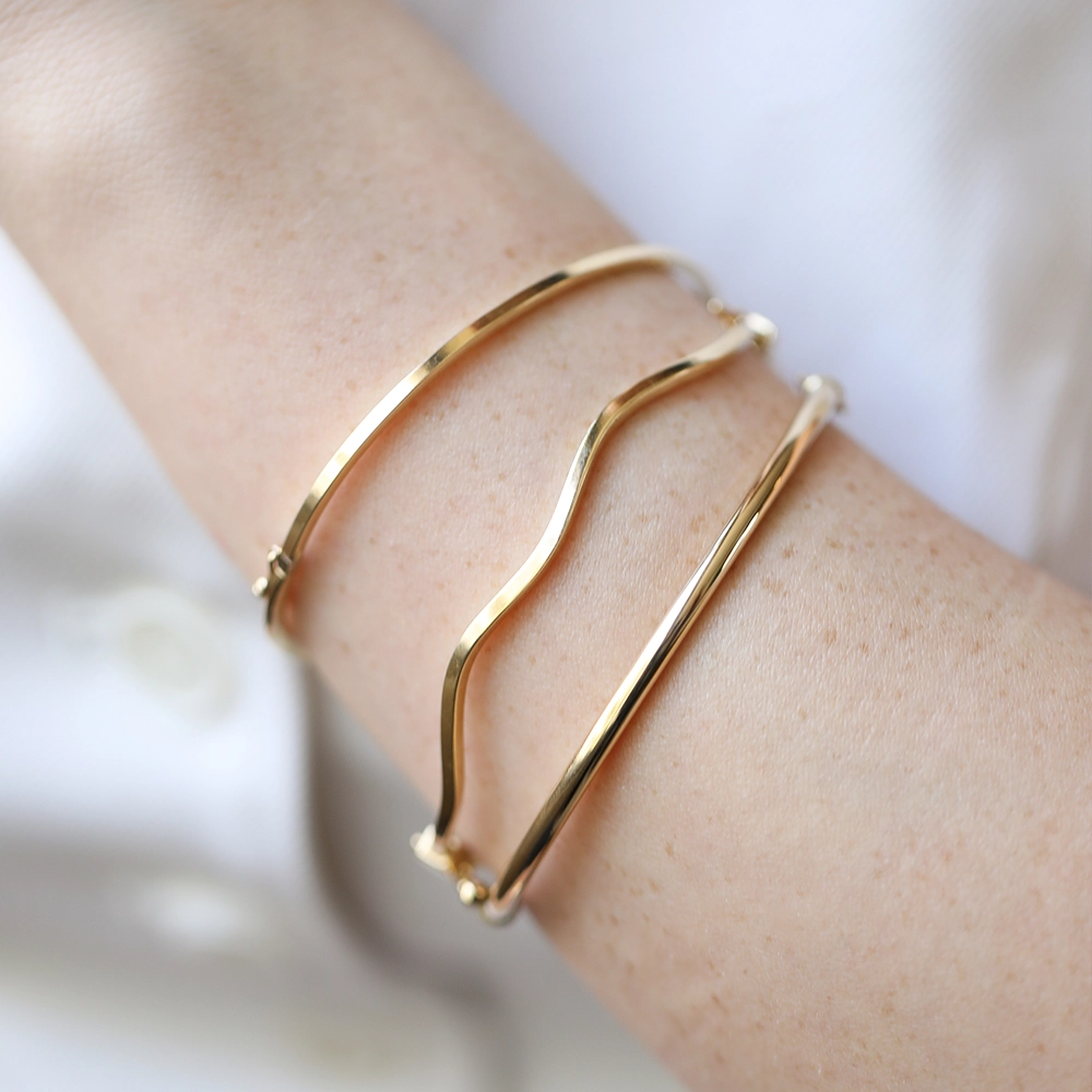 Rond Bold Yellow Gold Bracelet - 2