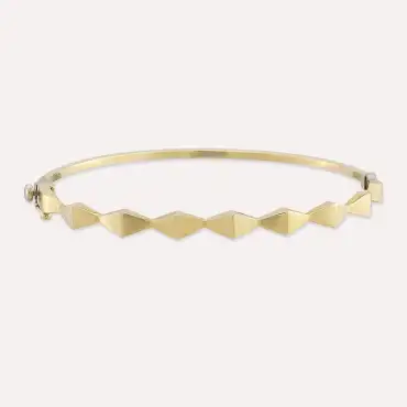 Rosa Sarı Altın Bileklik - Nev Jewellery (1)