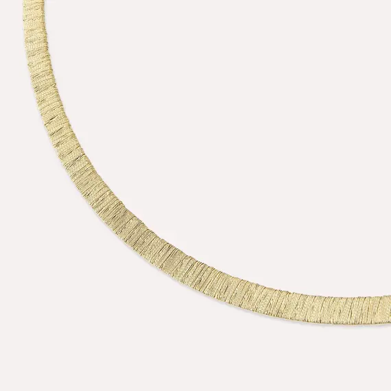 Rose Gold Italian Stud Necklace - 3