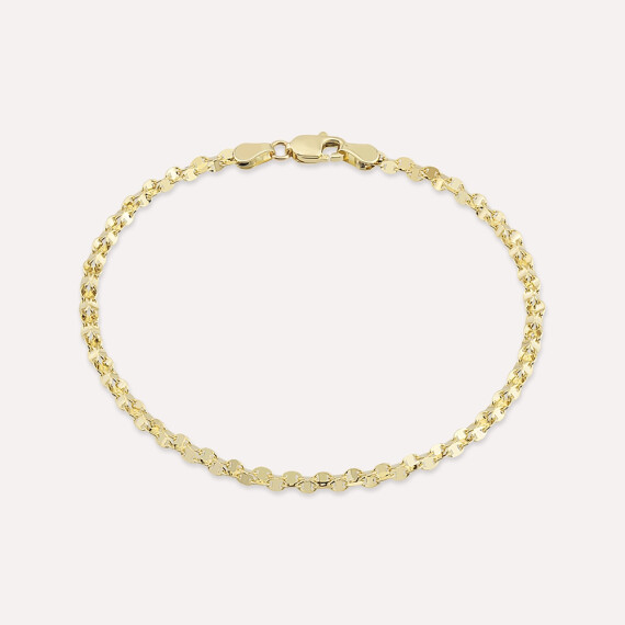 Rove Sarı Altın Bileklik - Nev Jewellery