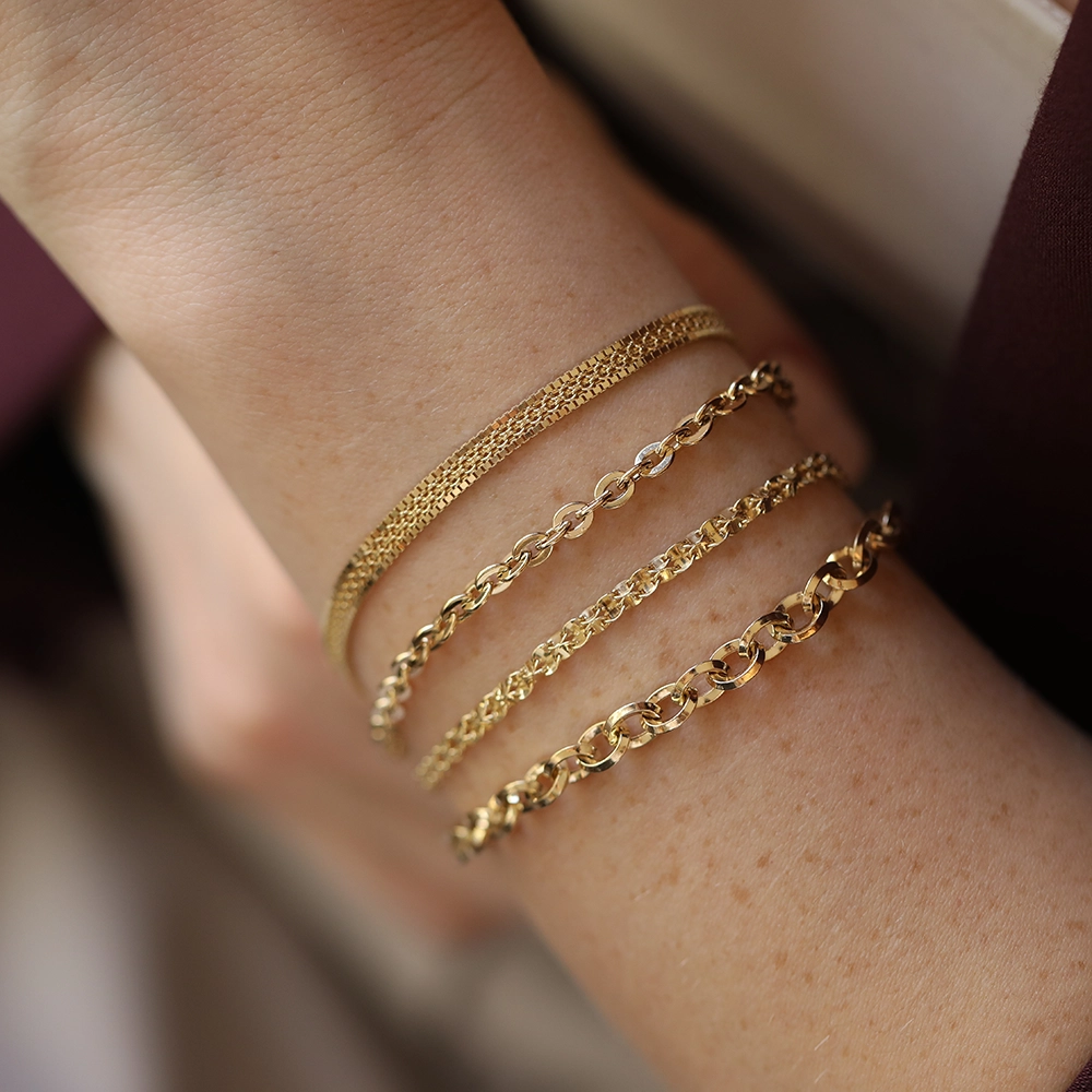 Rove Yellow Gold Bracelet - Nev Jewellery (1)