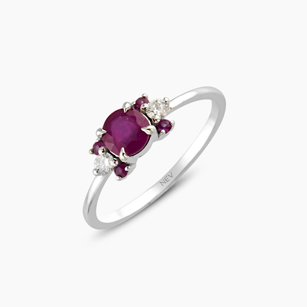 Ruby and Diamond Ring - 4