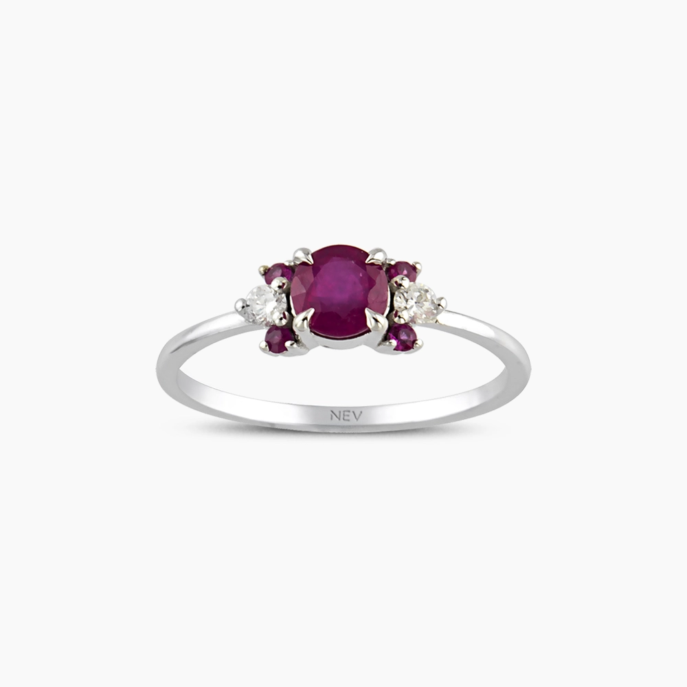 Ruby and Diamond Ring - 1