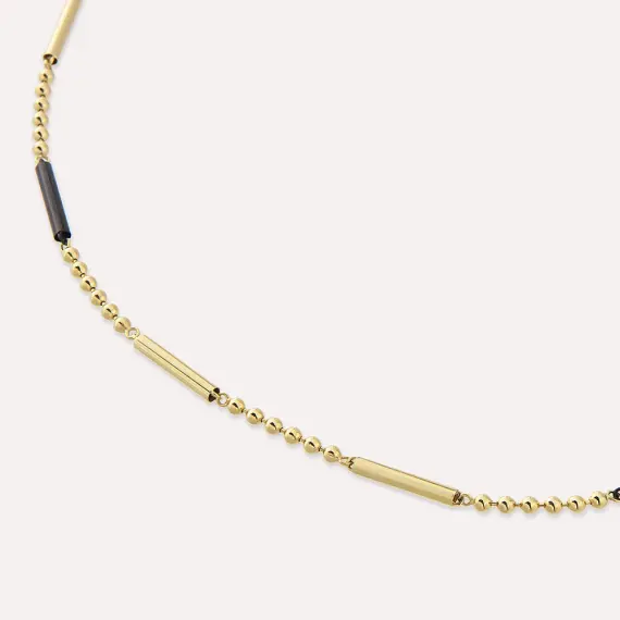 Saida Yellow Gold Necklace - 3