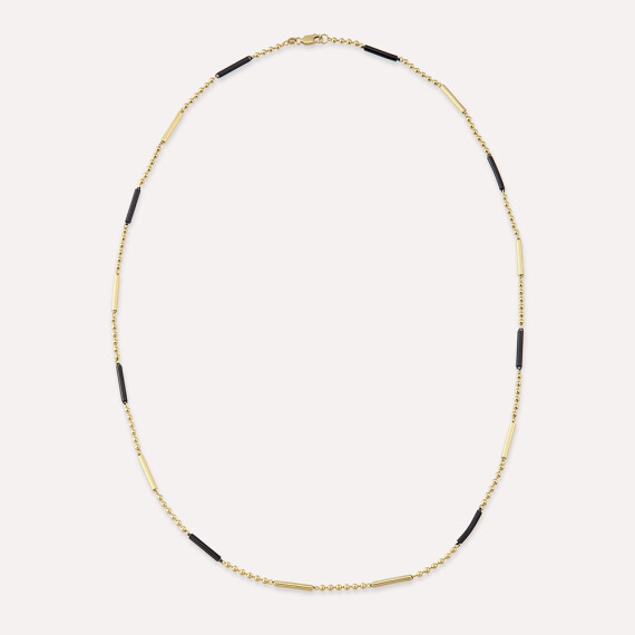 Saida Yellow Gold Necklace - Nev Jewellery