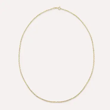 Sarı Altın Zincir Kolye - Nev Jewellery (1)