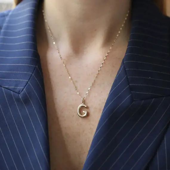 Scaly Yellow Gold Chain - 4