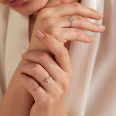 Seed 0.22 CT Baguette Cut Diamond Ring - Nev Jewellery (1)