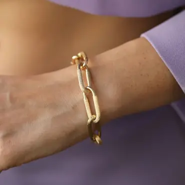 Seric Sarı Altın Bileklik - Nev Jewellery (1)