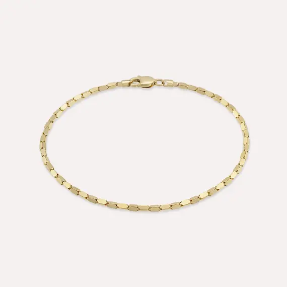 Shim Yellow Gold Bracelet - 1