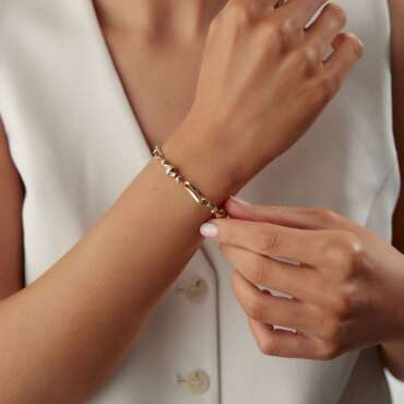 Silindir Kalemli Dorika Bileklik - NEV JEWELLERY (1)