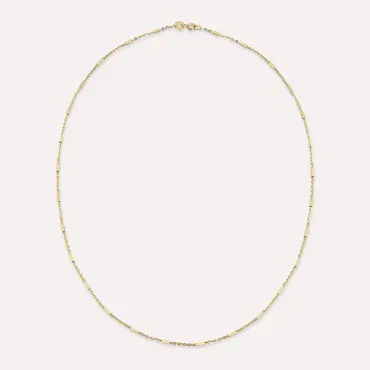 Slinky Sarı Altın Kolye Zinciri - Nev Jewellery (1)