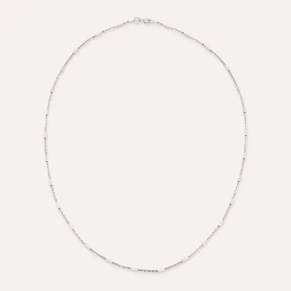 Slinky White Gold Chain - 1