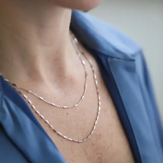 Slinky White Gold Chain - 4