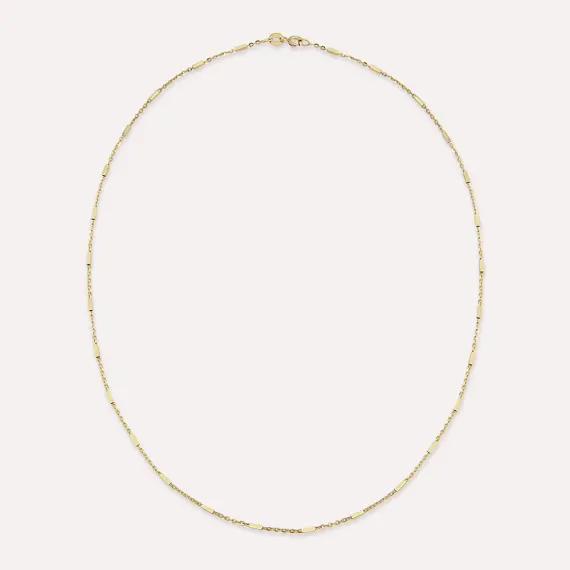 Slinky Yellow Gold Chain - 1