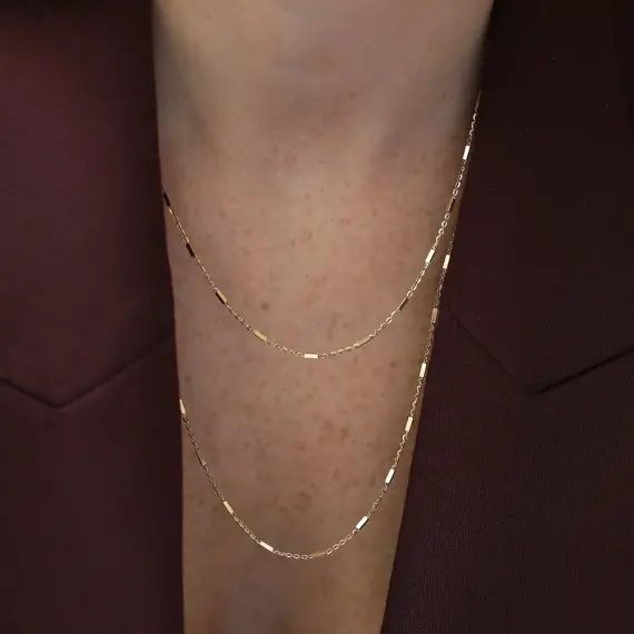 Slinky Yellow Gold Chain - 2