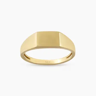 Solus Sarı Altın Yüzük - Nev Jewellery (1)